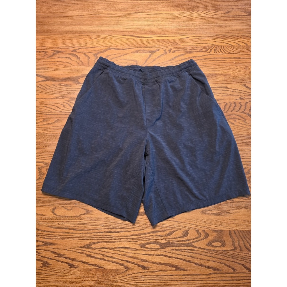 Lululemon Pace Breaker Shorts Mens Large Black Lined Performance Gym 8.5" Inseam
